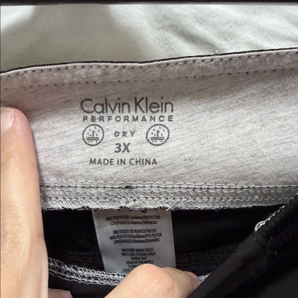 Calvin Klein Black Drawstring Capris - image 2